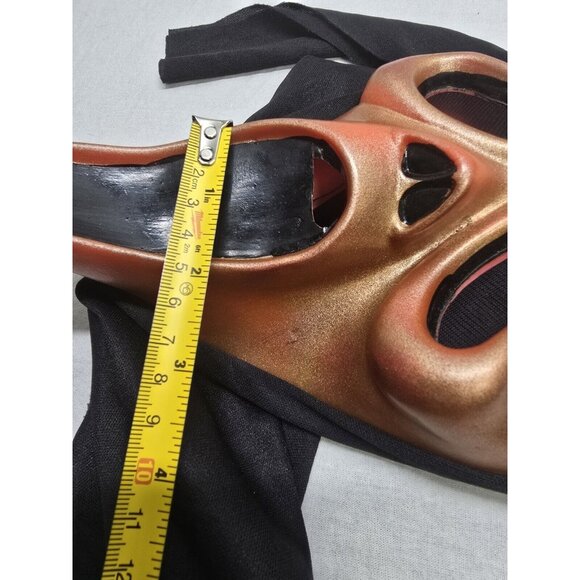 Scream Metallic Red/orange Ghost Face FUN WORLD Halloween Mask, Easter Unlimited - Picture 15 of 16